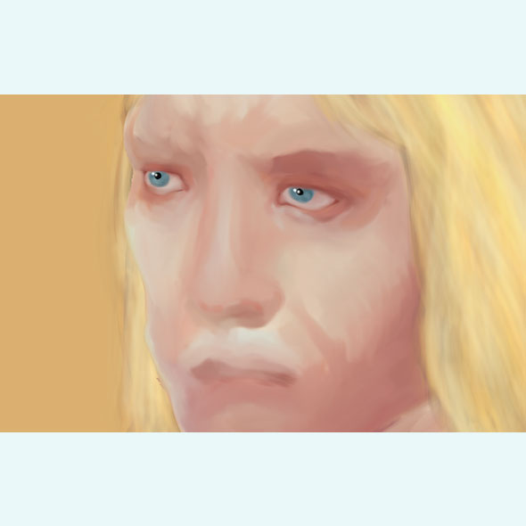 gros-plan du portrait d'un homme